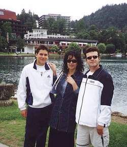 Igor, Mrs Bibi, Mr. Ilic, (Bled, 2002)