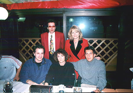 Mrs. and Mr. Bolognani with Swim Star 2000 delegation